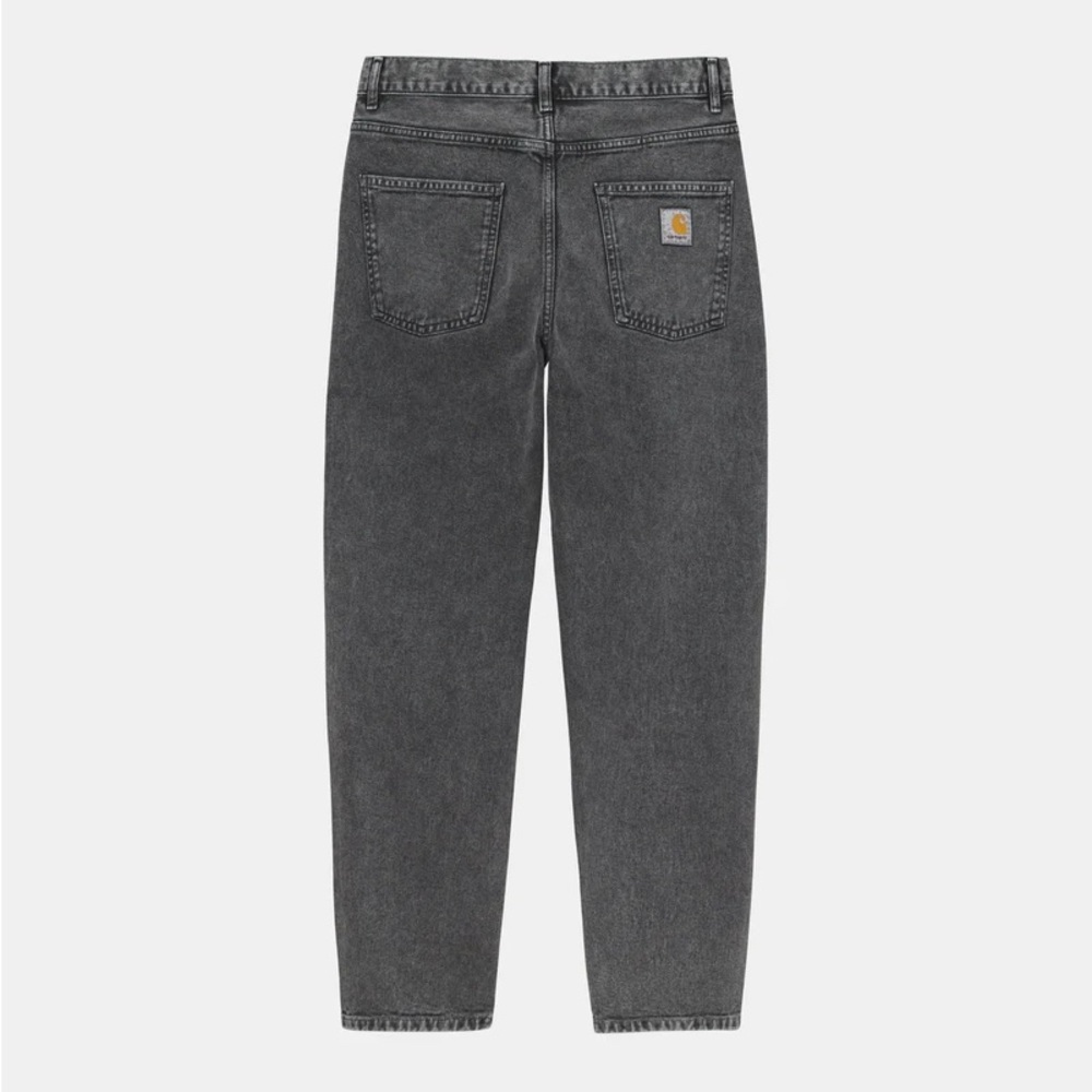 Carhartt WIP Newel Pant Acid Wash Black Parkland Denim Jeans